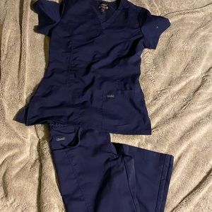 Navy blue scrubs